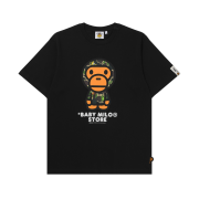 (W) BAPE Milo Regular Fit T-Shirt Black