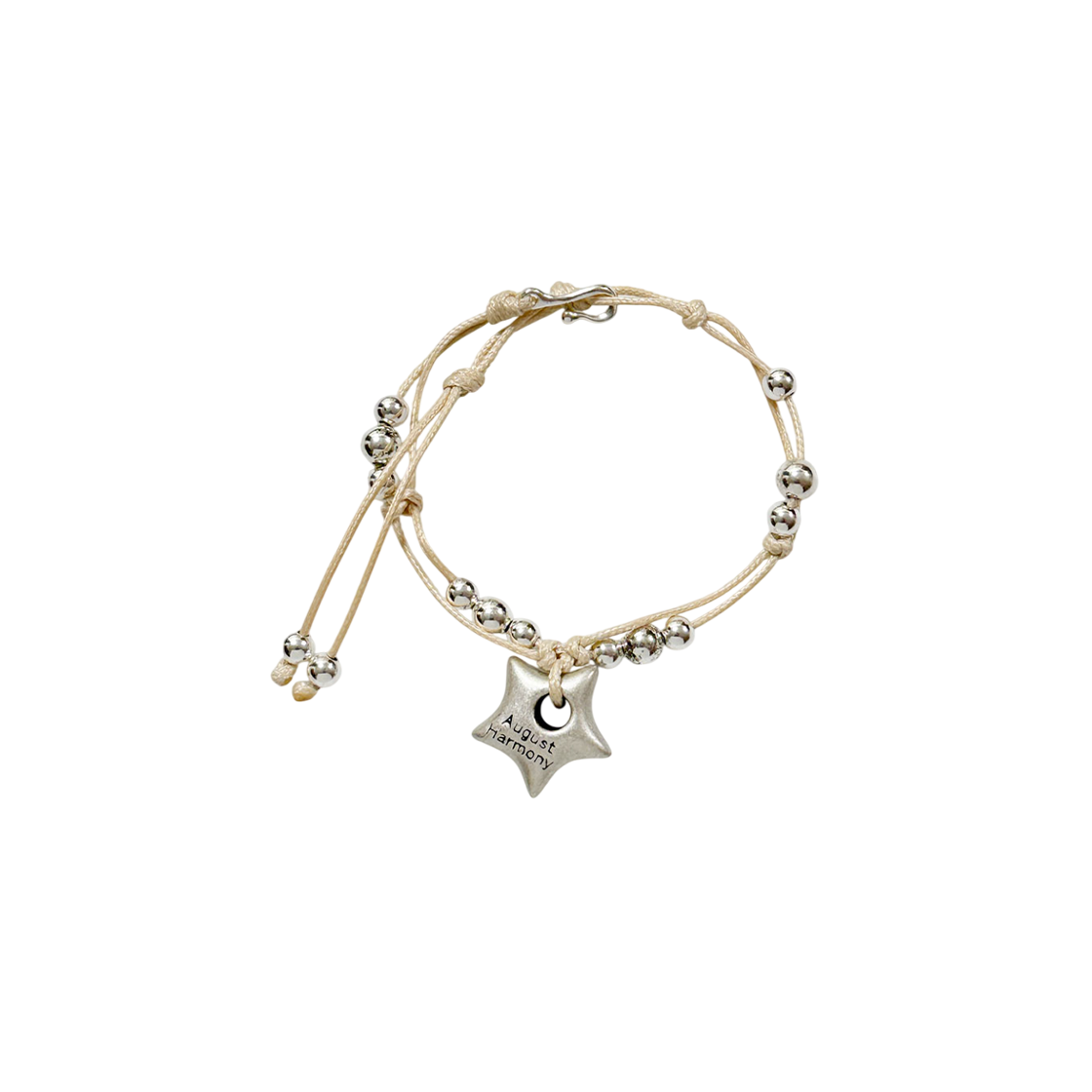 AHBR0003 August Harmony Vintage Star String Knot Bracelet