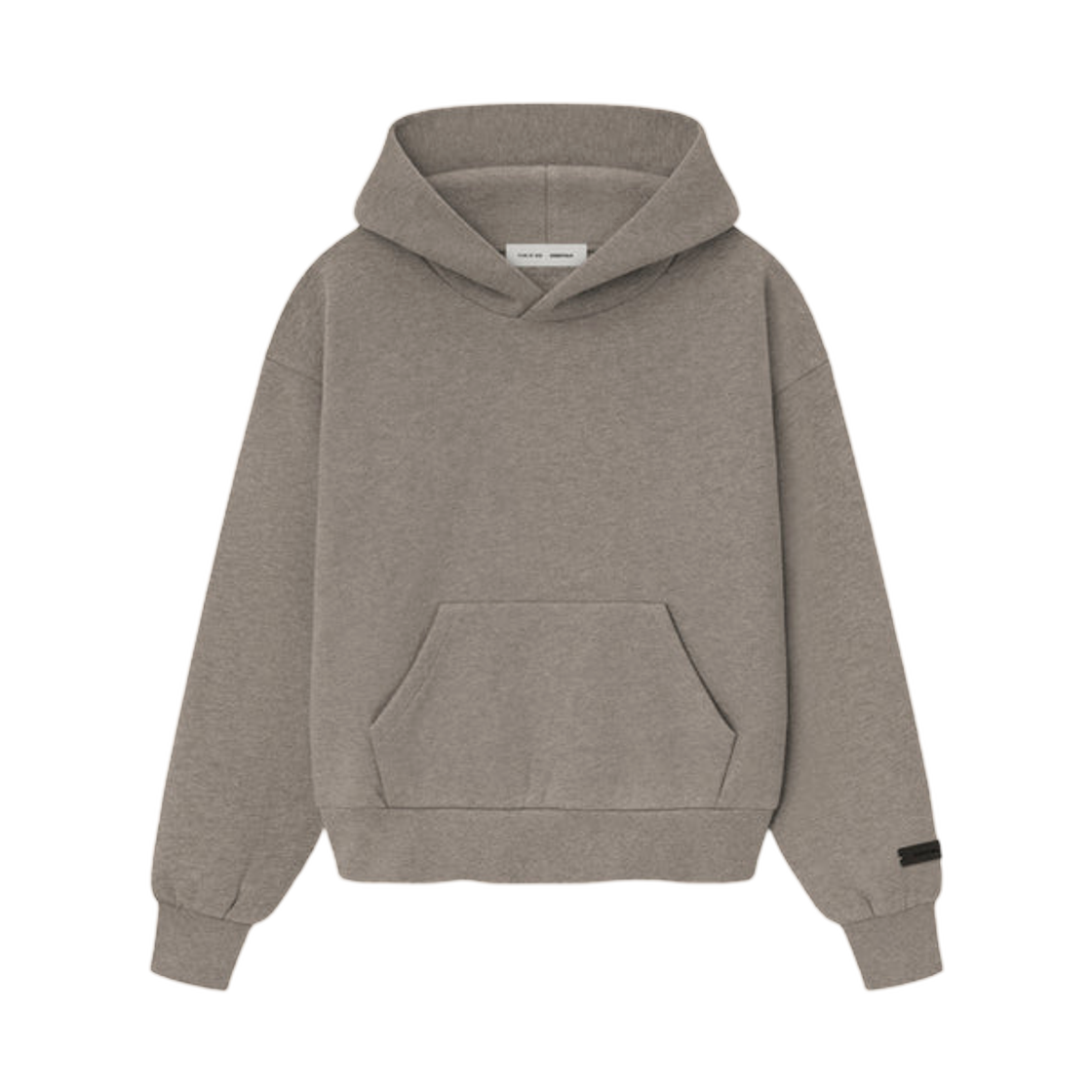 - (W) Essentials Classic Fleece Hoodie Homestead Heather - 25SS