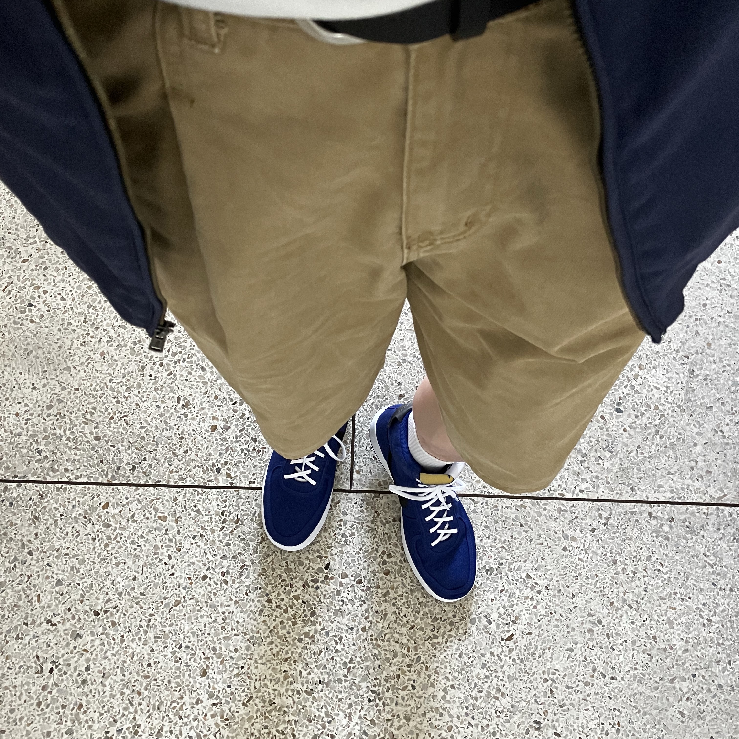 Nike x Stussy Vandal High Deep Royal Blue 착용 스타일