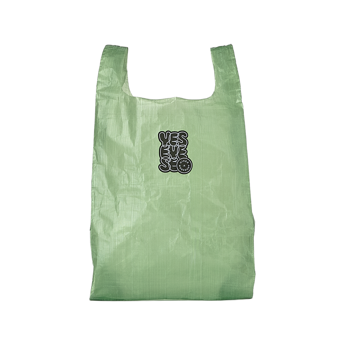 YS253WBASBH2GRN YESEYESEE® x HIKER WORKSHOP® Market Bag Green