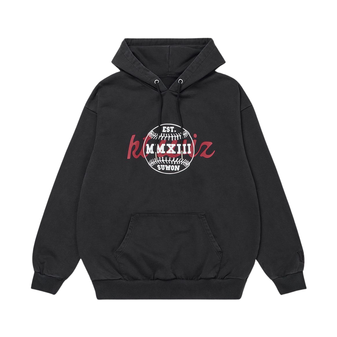 KT 위즈 25 후드 블랙(KT Wiz 25 Hoodie Black)