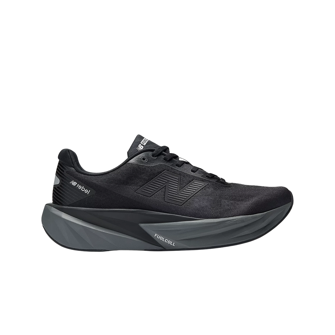 뉴발란스 퓨어셀 레벨 v5 블랙 캐슬락 - 2E 와이드(New Balance FuelCell Rebel v5 Black Castlerock - 2E Wide)