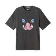 Spao x Demon Slayer Short Sleeve T-Shirt Charcoal