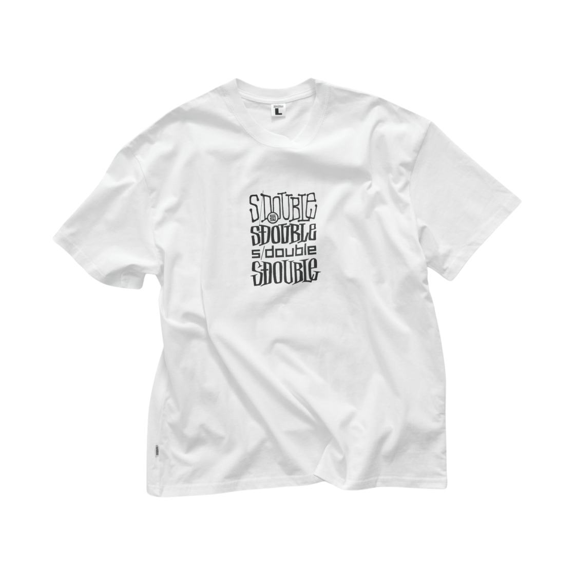 SD025S1008 S/Double Logofest T-Shirt White