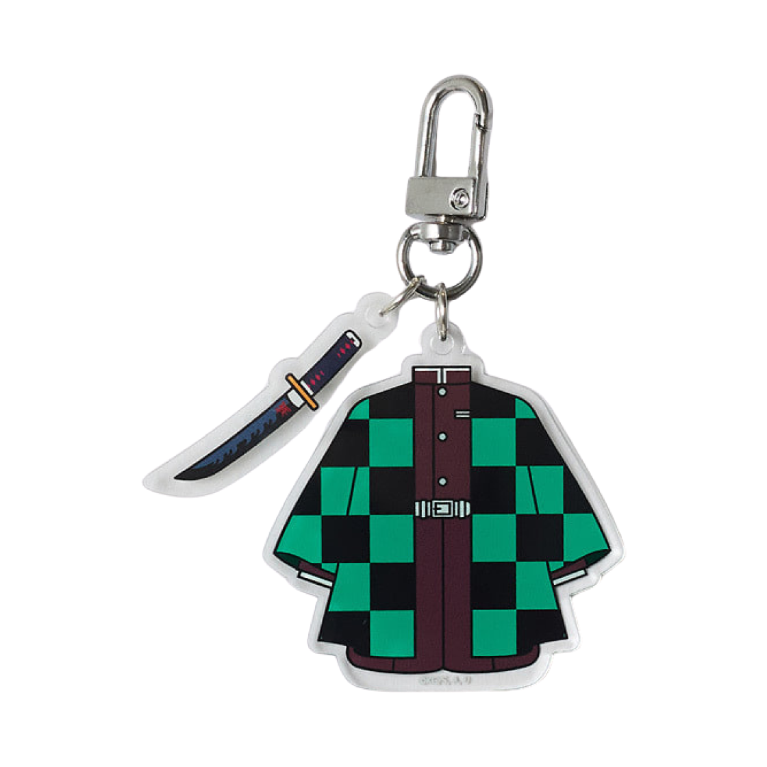 스파오 x 귀멸의 칼날 탄지로 키링 그린(Spao x Demon Slayer Tanjiro Keyring Green)