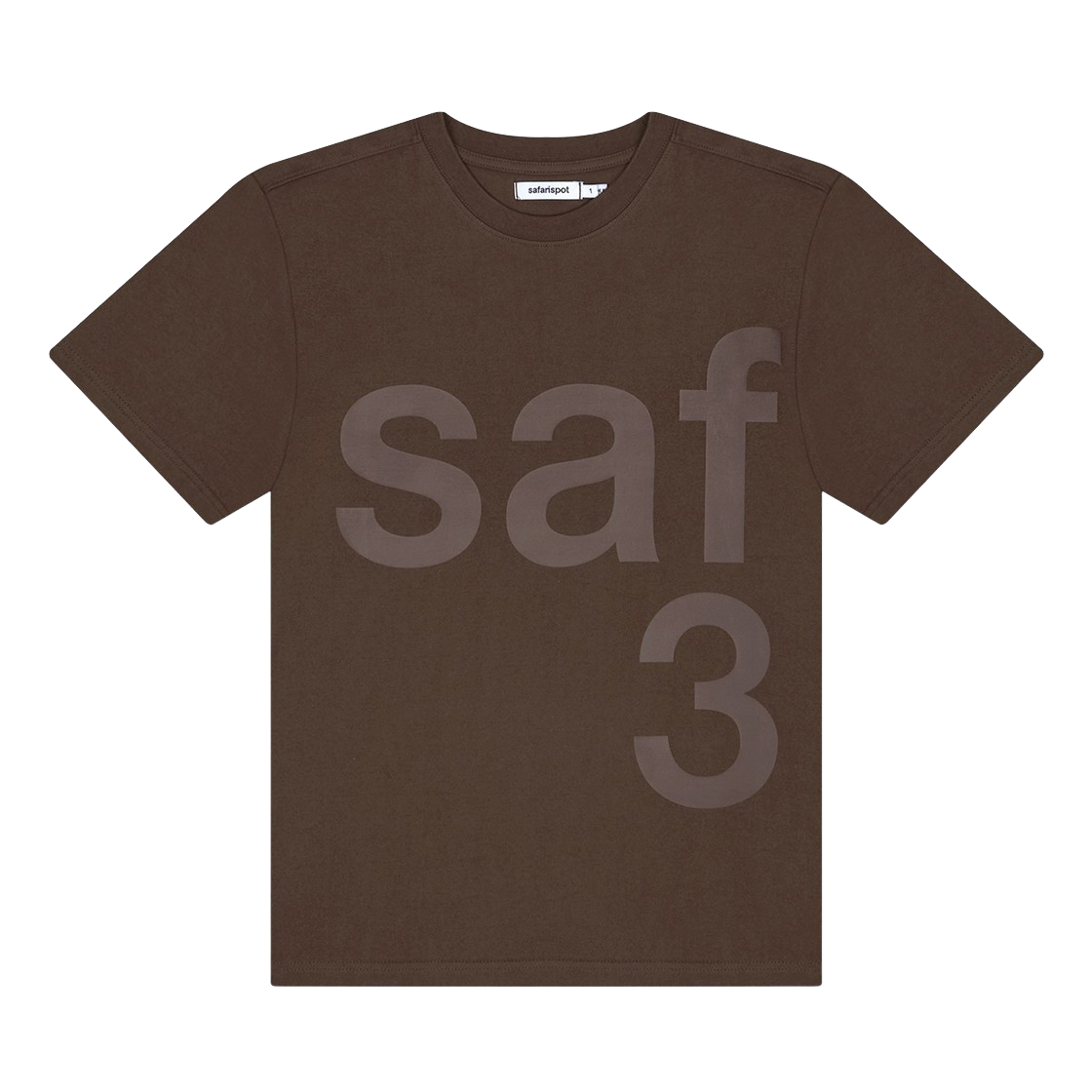 P0000BMV Basic Safari Tee Brown