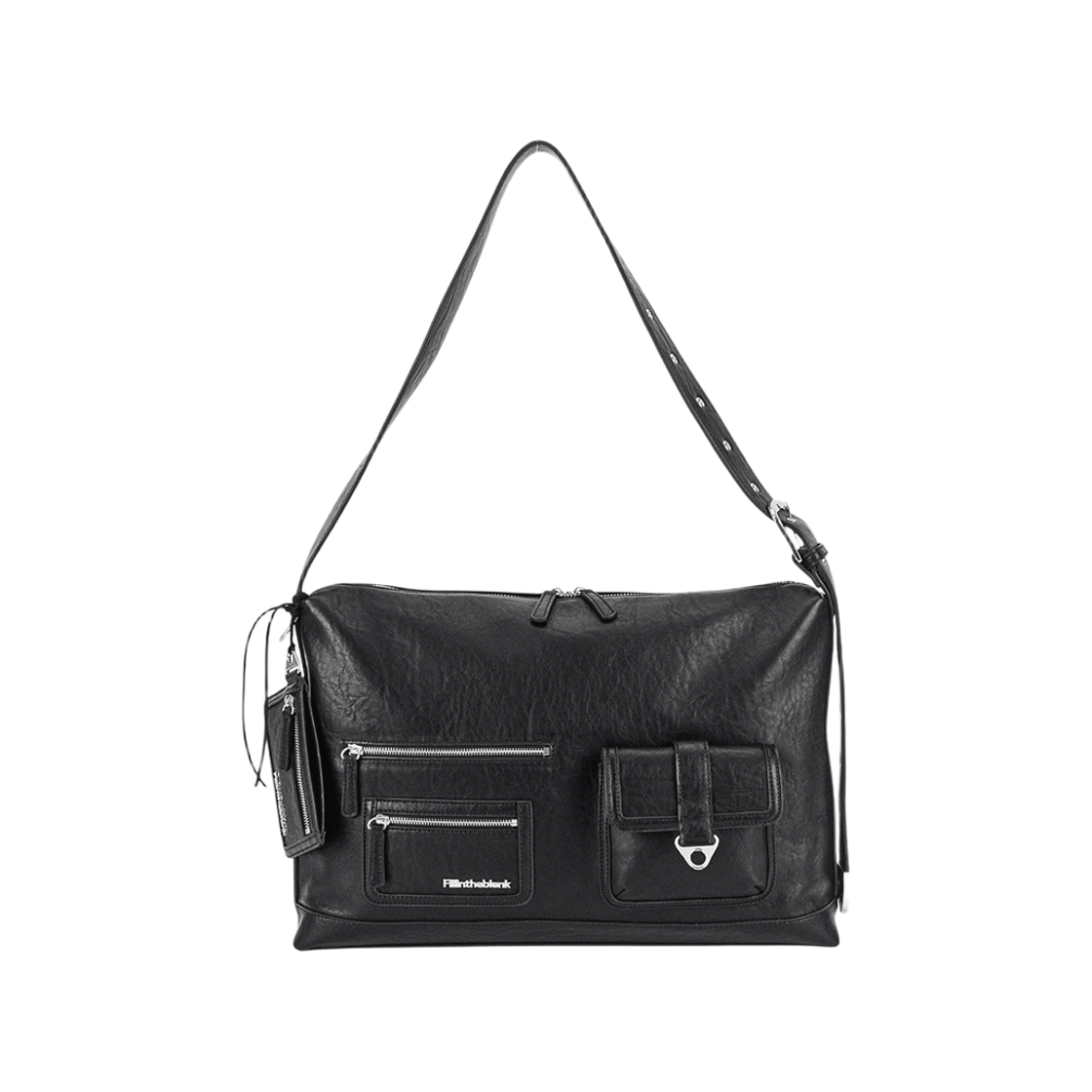 필인더블랭크 캐비넷 백 블랙(Fillintheblank Cabinet Bag Black)
