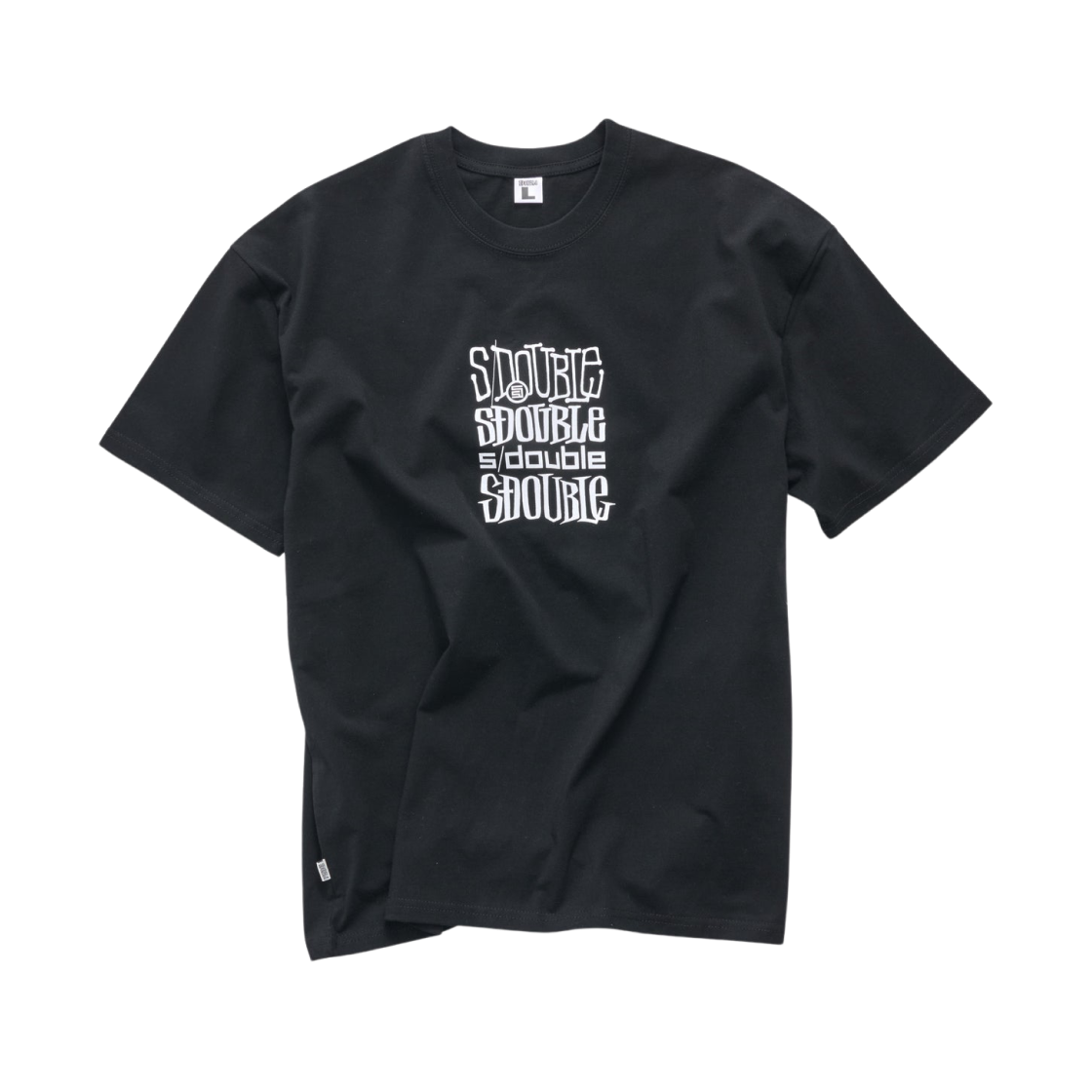 SD025S1008 S/Double Logofest T-Shirt Black