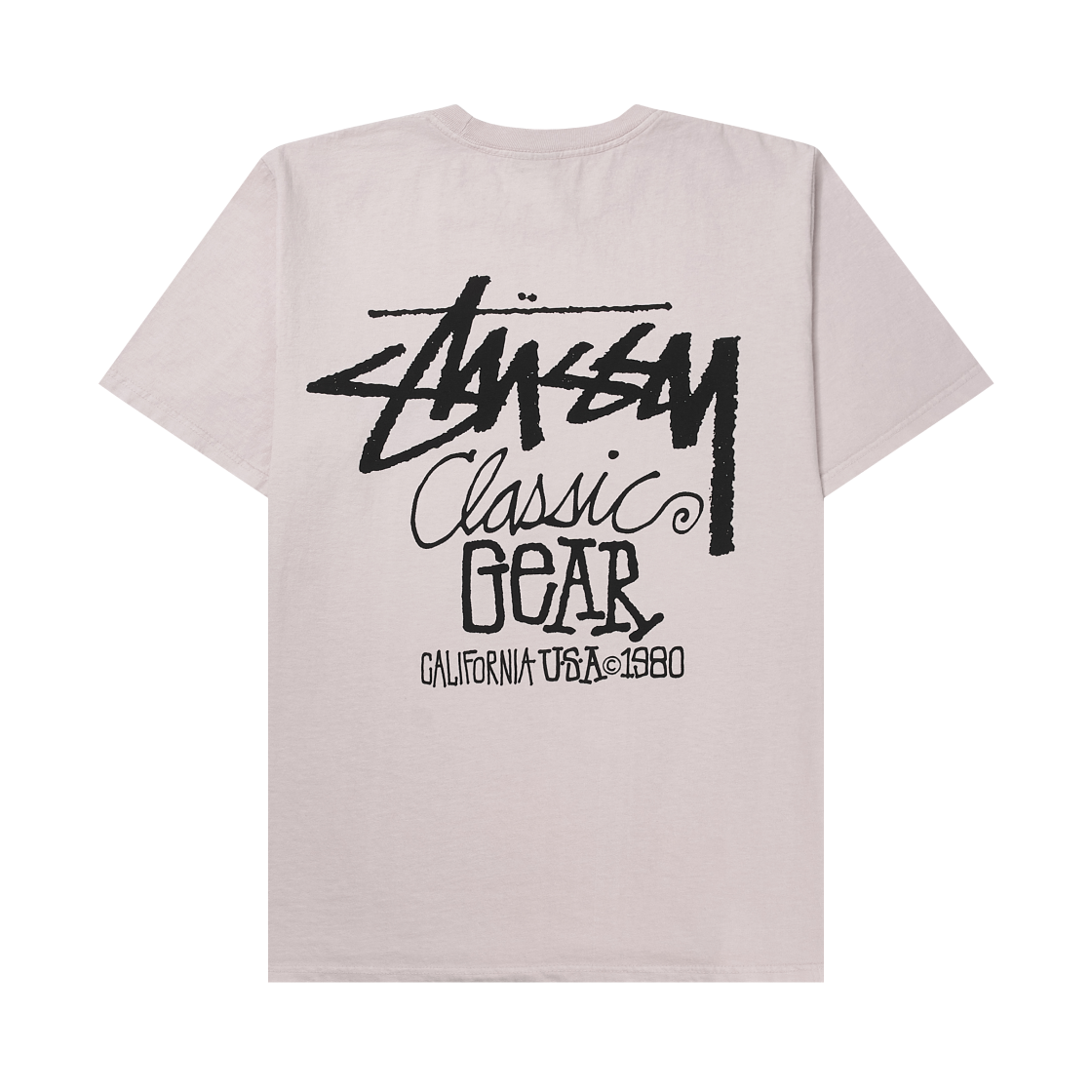 스투시 피그먼트 다이드 클래식 기어 티셔츠 블러쉬(Stussy Pigment Dyed Classic Gear T-Shirt Blush)