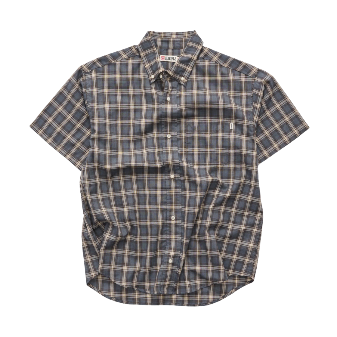 SD025S1406 S/Double Alston Short Sleeve Shirt Blue