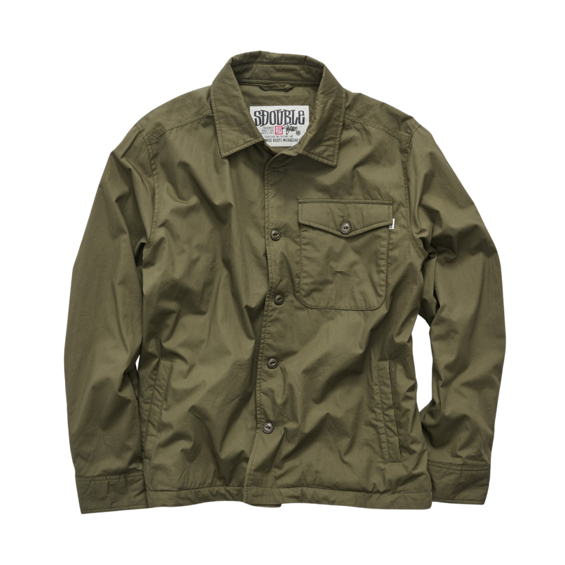 SD025W2500 S/Double Padded Poplin Jacket Dark Army