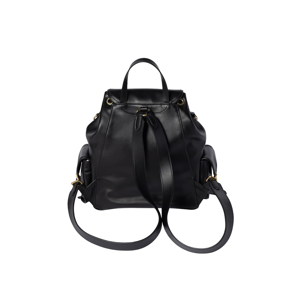 미우 미우 레더 백팩 블랙(Miu Miu Leather Backpack Black) - 2