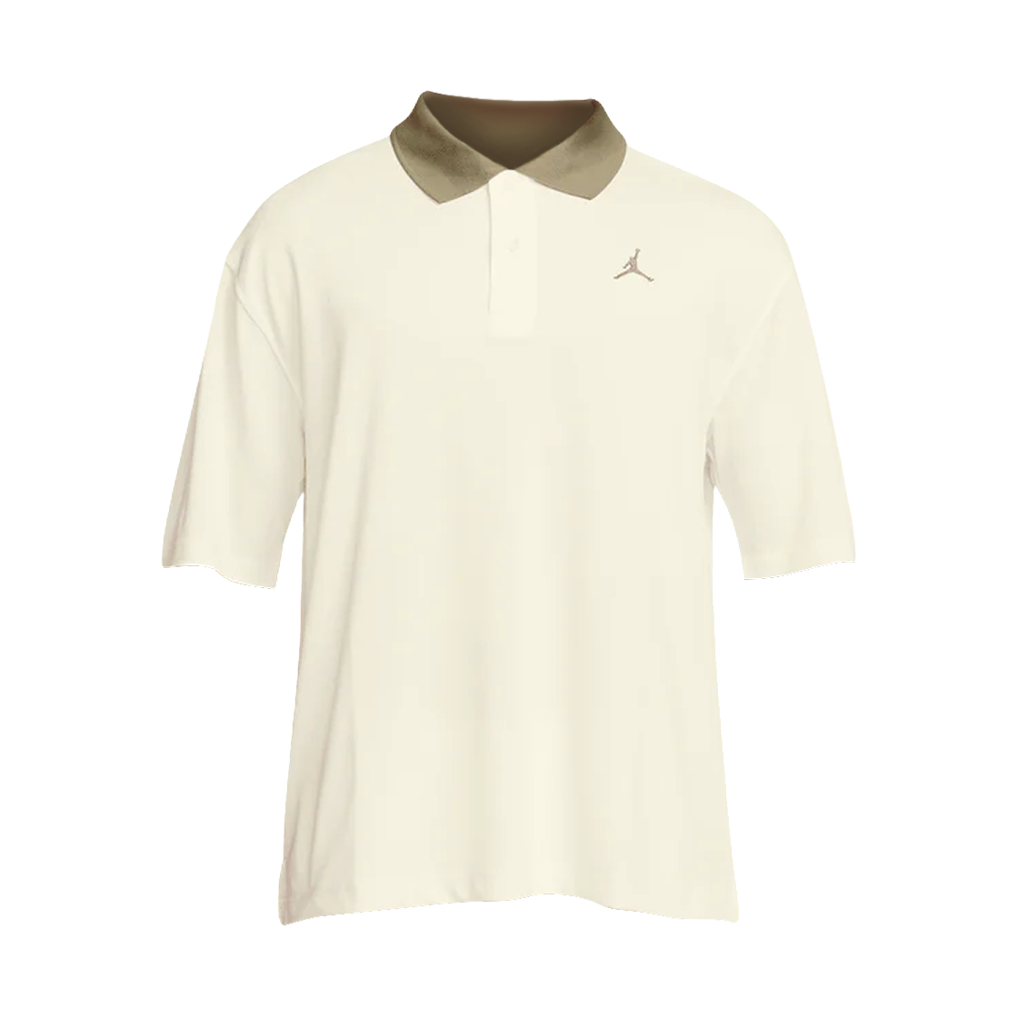 조던 브루클린 폴로 티셔츠 세일 미디움 카키(Jordan Brooklyn Polo T-Shirt Sail Medium Khaki) - 1