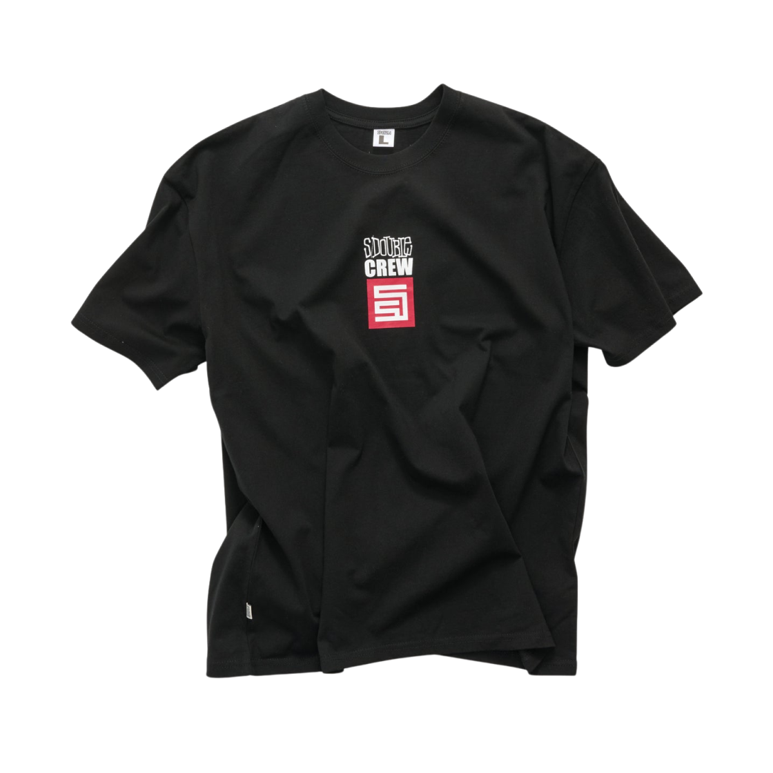 SD025S1007 S/Double Crew T-Shirt Black