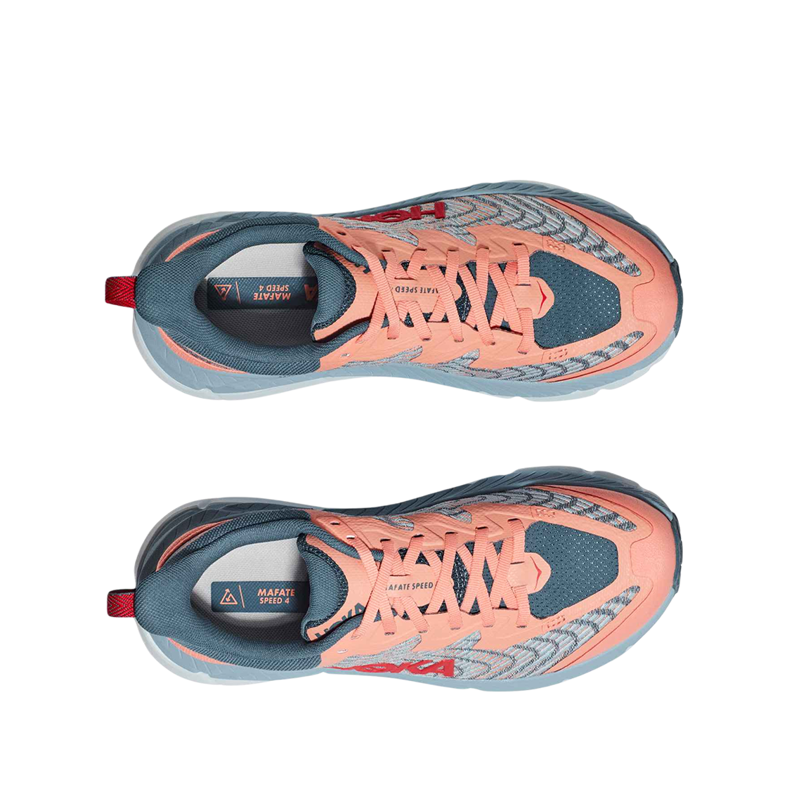 (W) 호카 마파테 스피드 4 파파야 리얼 틸((W) Hoka Mafate Speed 4 Papaya Real Teal) - 2