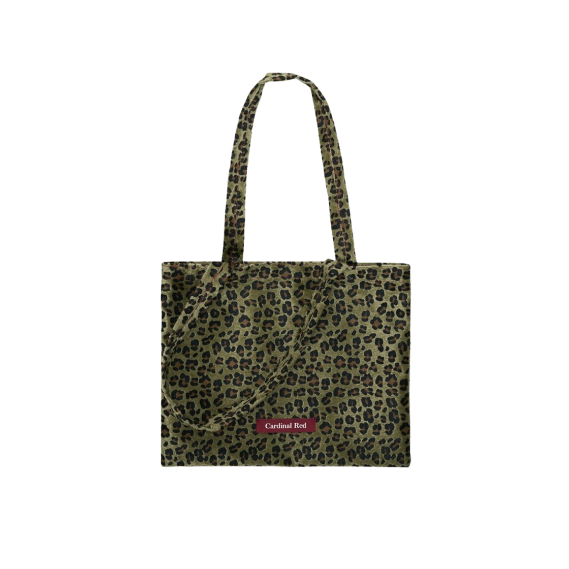 - Cardinal Red Eco Leopard Bag Khaki