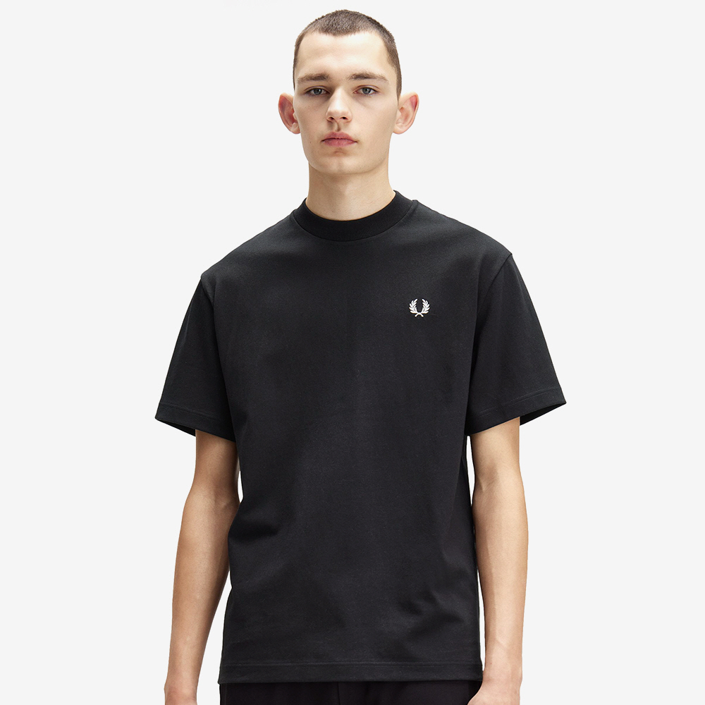 프레드페리 릴렉스드 티셔츠 블랙(Fred Perry Relaxed T-Shirt Black) - 4
