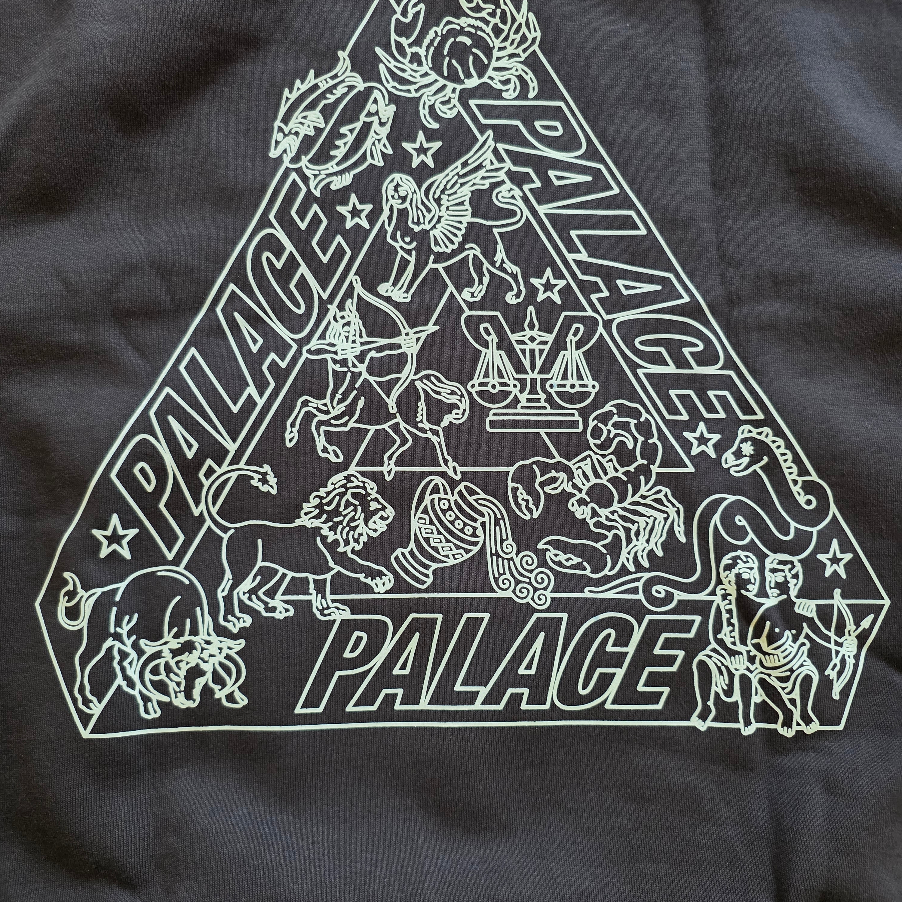 Palace Zodiac Tri-Ferg Hood Black - 25SS 착용 스타일 - 3