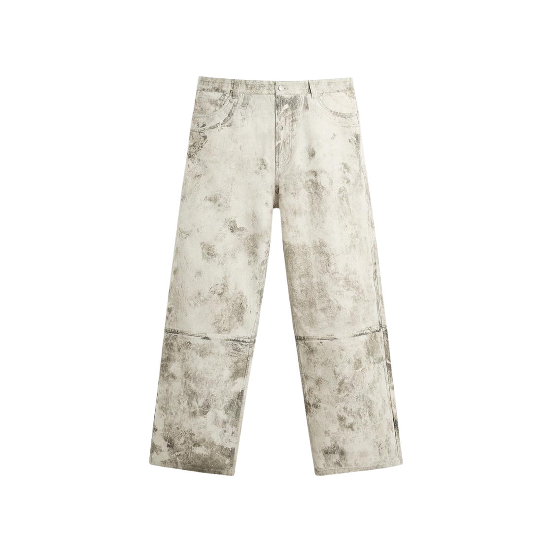 3918/408/505 Zara Abstract Print Trousers Khaki