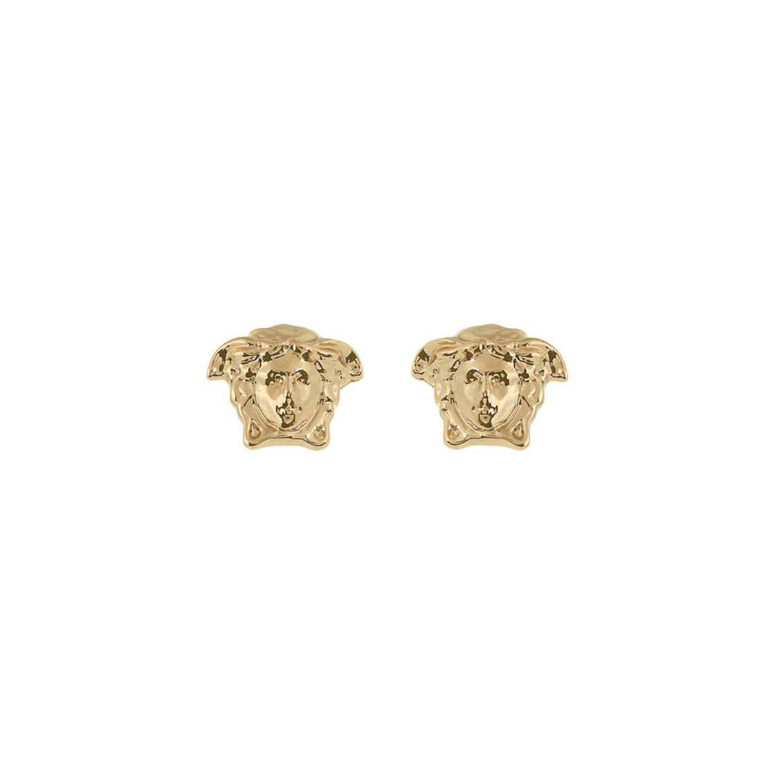 DG2F065-DJMT-D00OC Versace Medusa Head Emblem Stud Earrings Gold