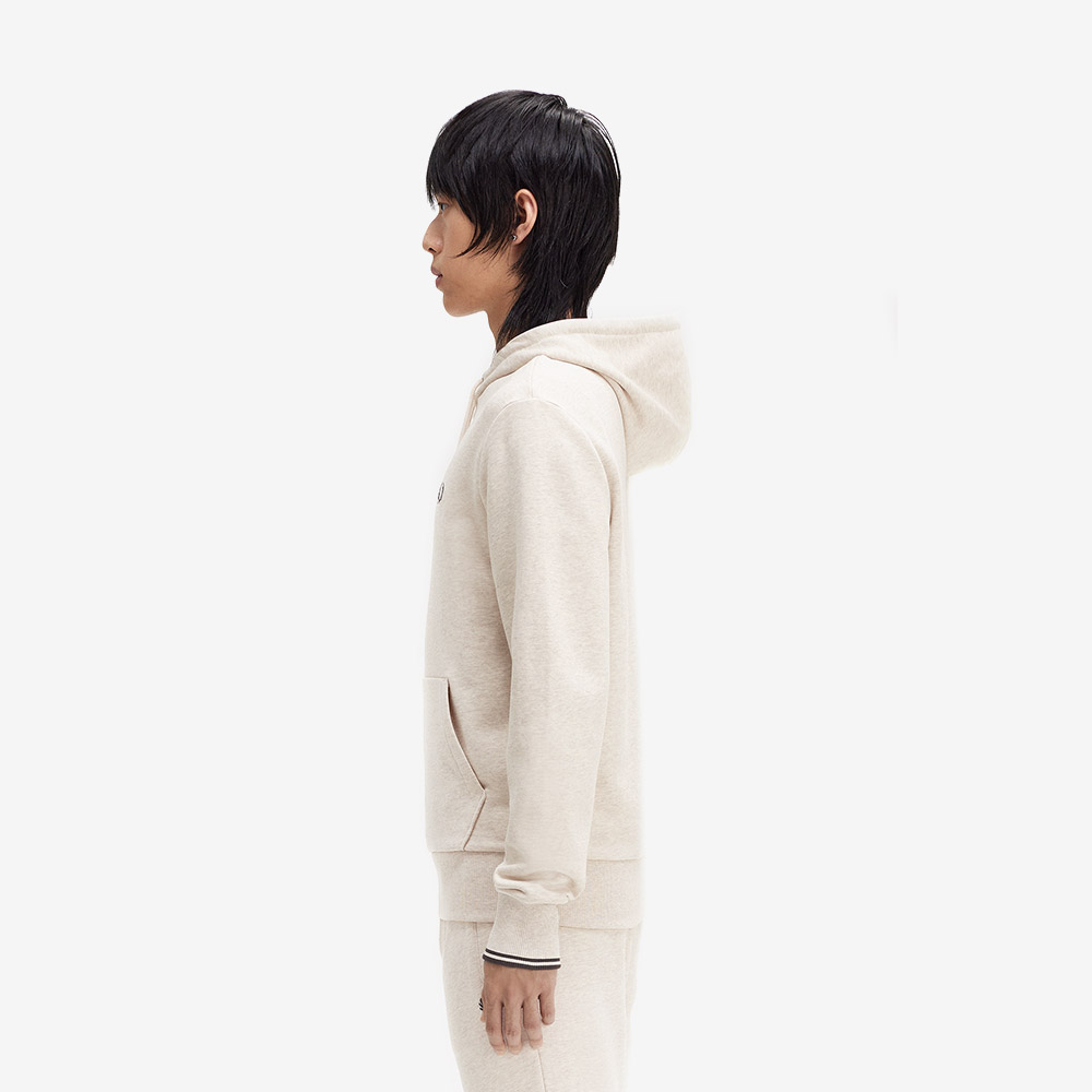 프레드페리 팁 후드 스웻셔츠 포리지말 앵커그레이(Fred Perry Tipped Hooded Sweatshirt P.Marl Anchor Grey) - 3