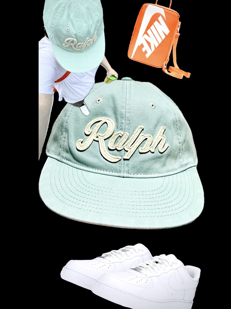 Nike Air Force 1 '07 Low White, Nike Shoebox Bag 12L Orange White 착용 스타일
