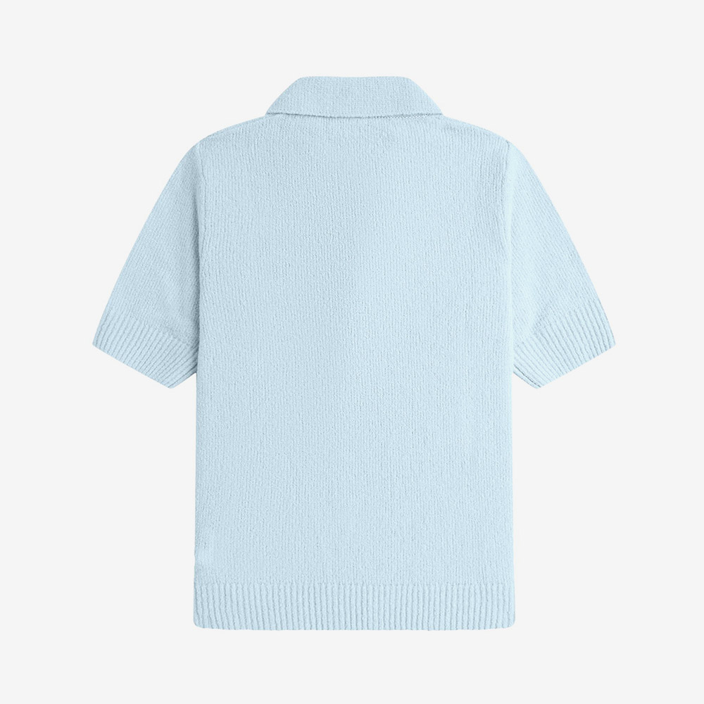 프레드페리 우먼스 텍스쳐드 니트 셔츠 라이트 아이스(Fred Perry Womens Textured Knitted Shirt Light Ice) - 6