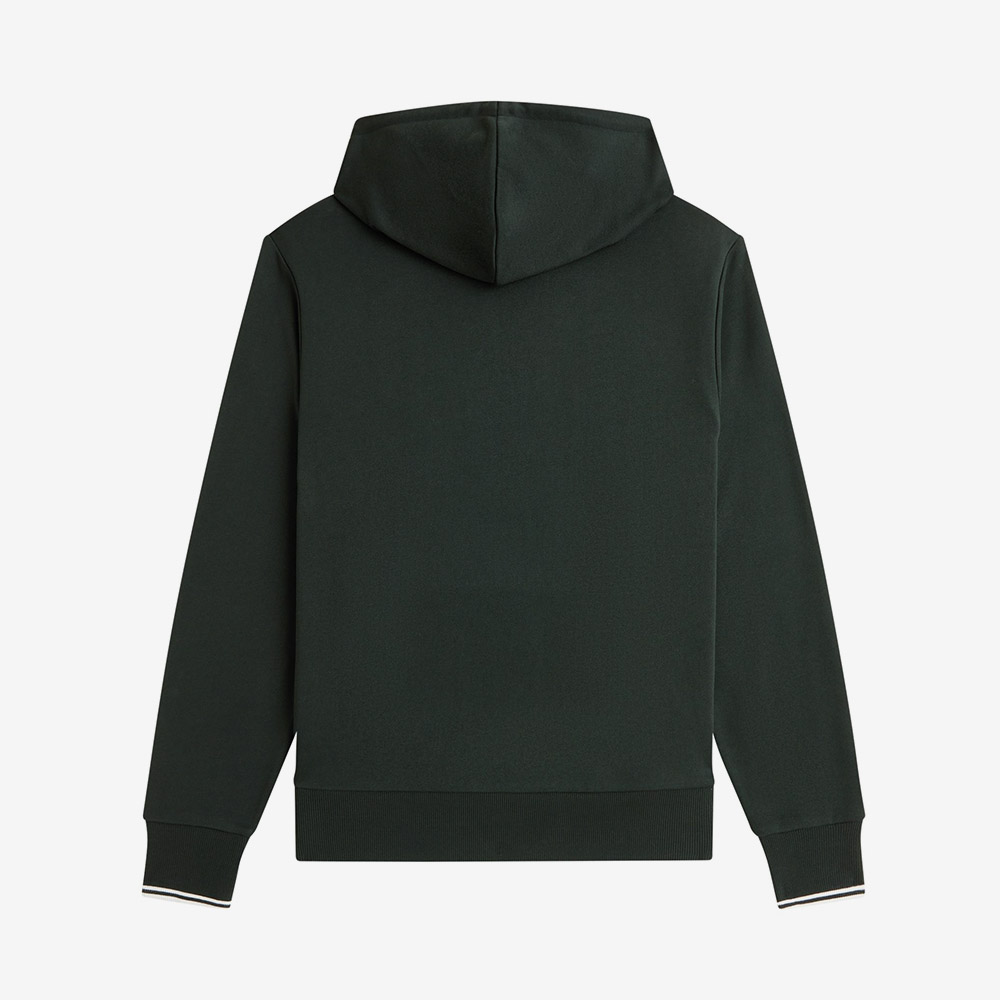 프레드페리 팁 후드 스웻셔츠 나이트그린 스노우화이트(Fred Perry Tipped Hooded Sweatshirt Night Green Snow White) - 5