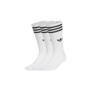 Adidas 3 Stripes High Crew Socks White (3 Pack)