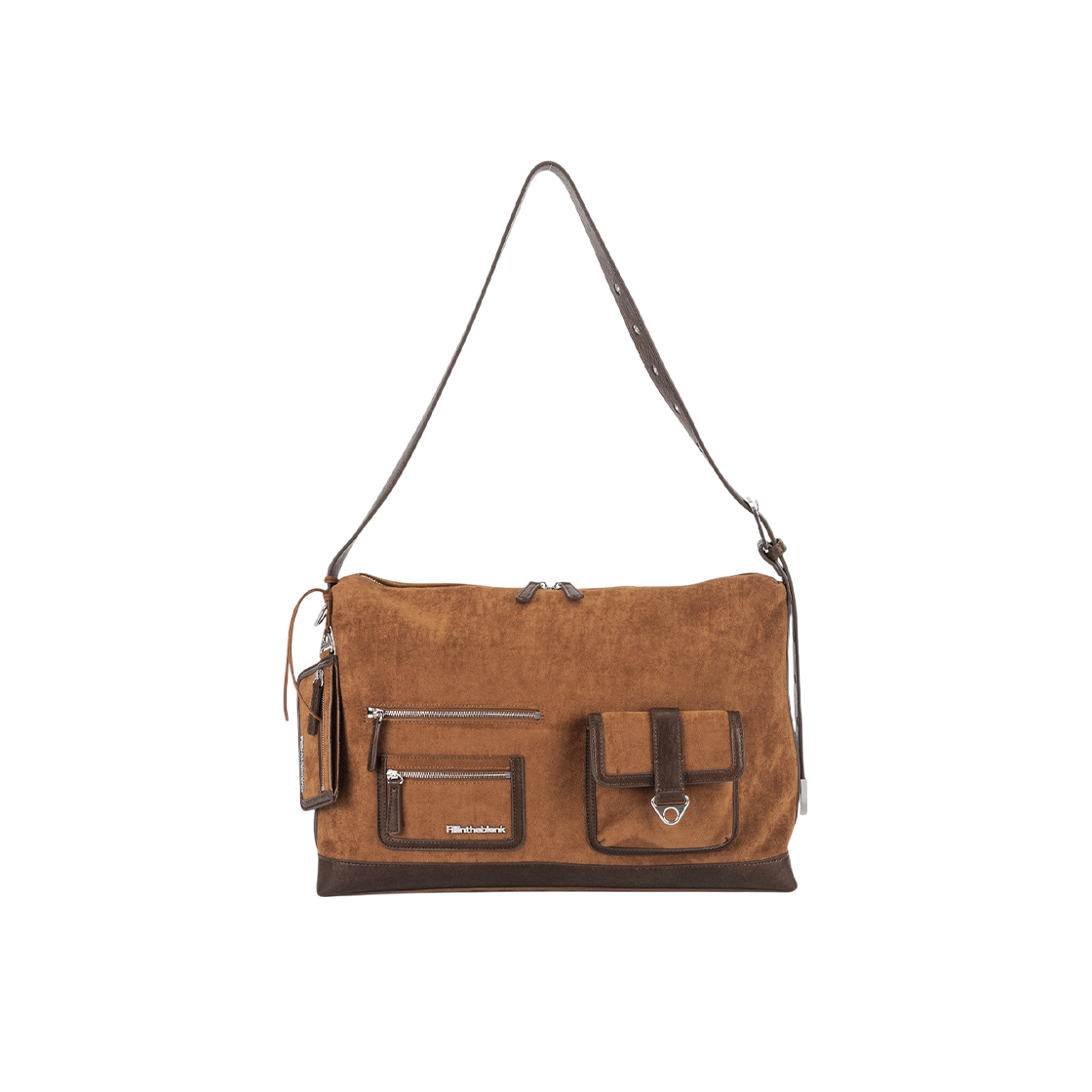 필인더블랭크 캐비넷 백 스웨이드 브라운(Fillintheblank Cabinet Bag Suede Brown)