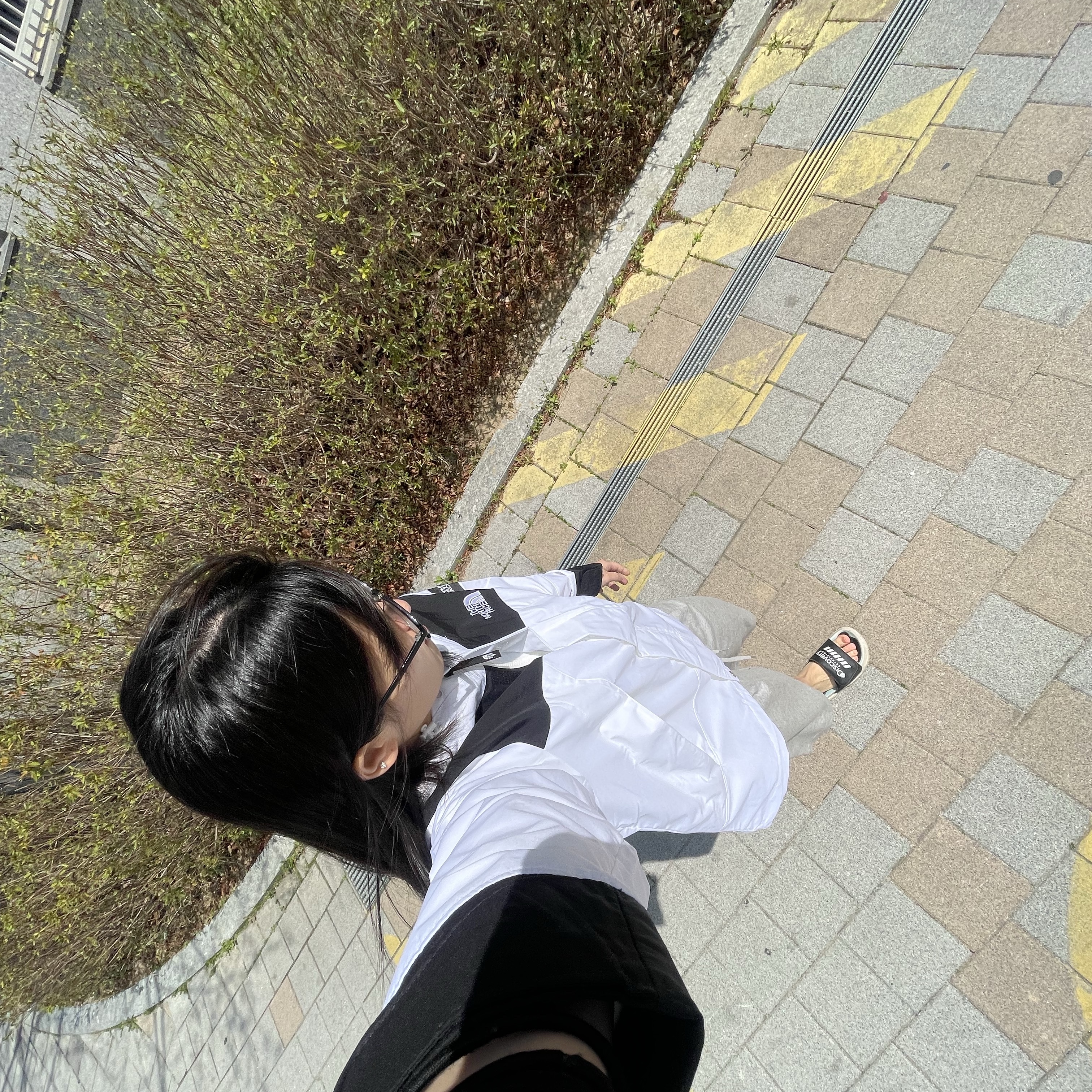 The North Face White Label Martis Jacket White 착용 스타일 - 2