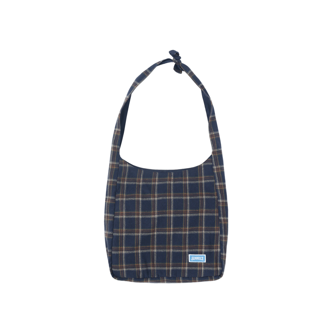 SNCT25FAC014NY SUNNECT Plaid Crossbody Navy
