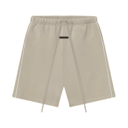 Essentials Relaxed Fleece Sweatshort With Piping Cloud White - 25SS