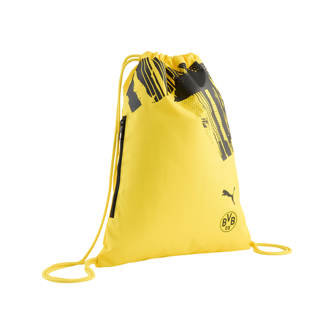 푸마 브루시아 도르트문트 에센셜 짐색 패스터 옐로우 블랙(Puma Borussia Dortmund Essentials Gymsack Faster Yellow Black)