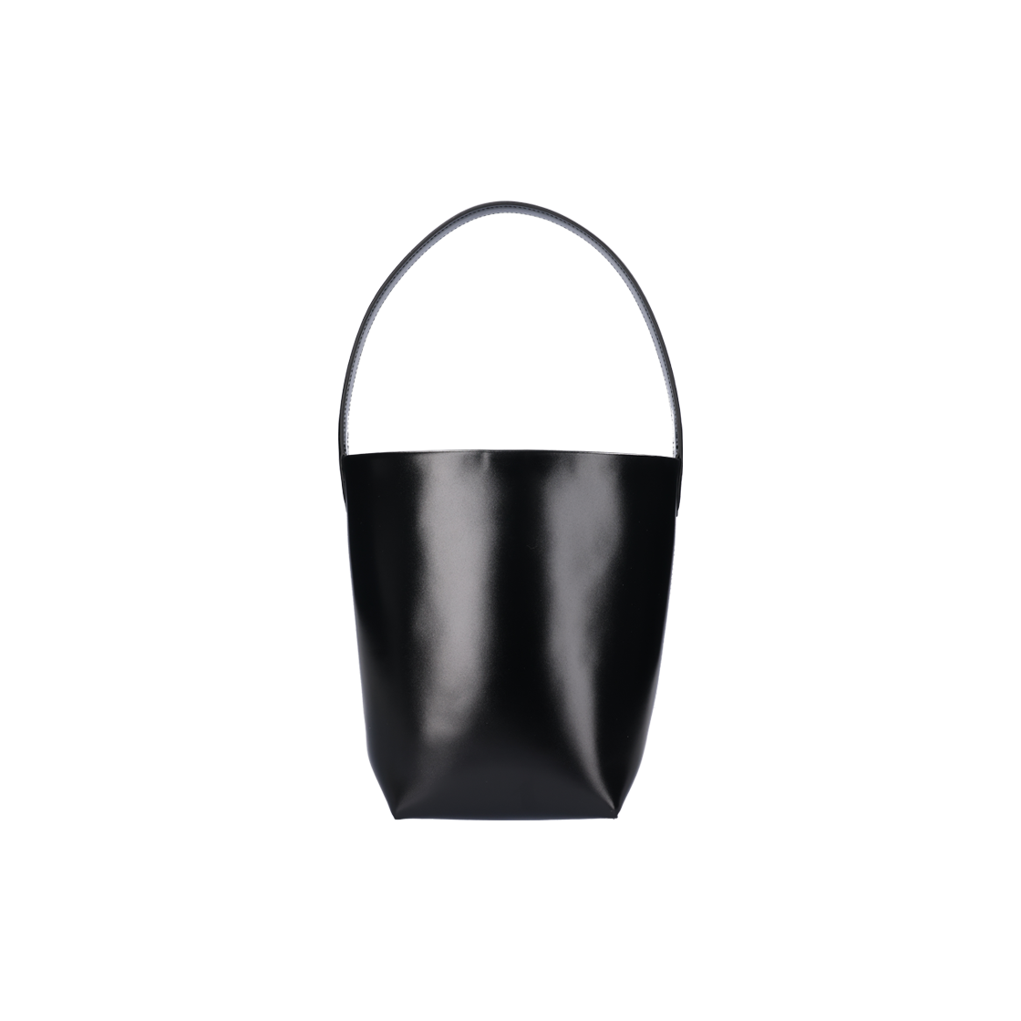 ITE69QREAAM4 The Row Small N S Park Bag Leather Black