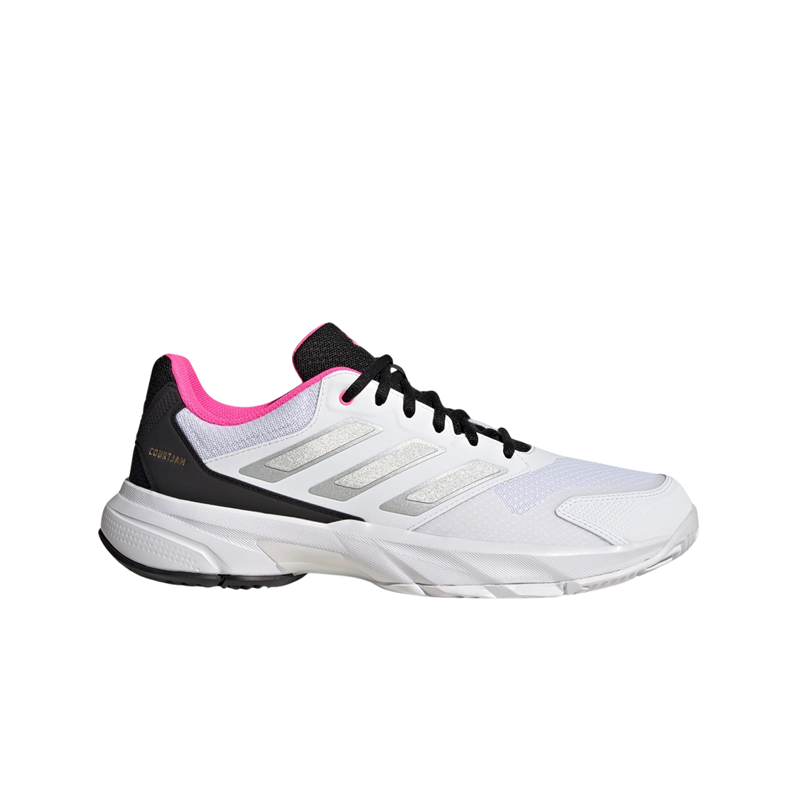 JH5136 Adidas Courtjam Control 3 Cloud White Silver Metallic