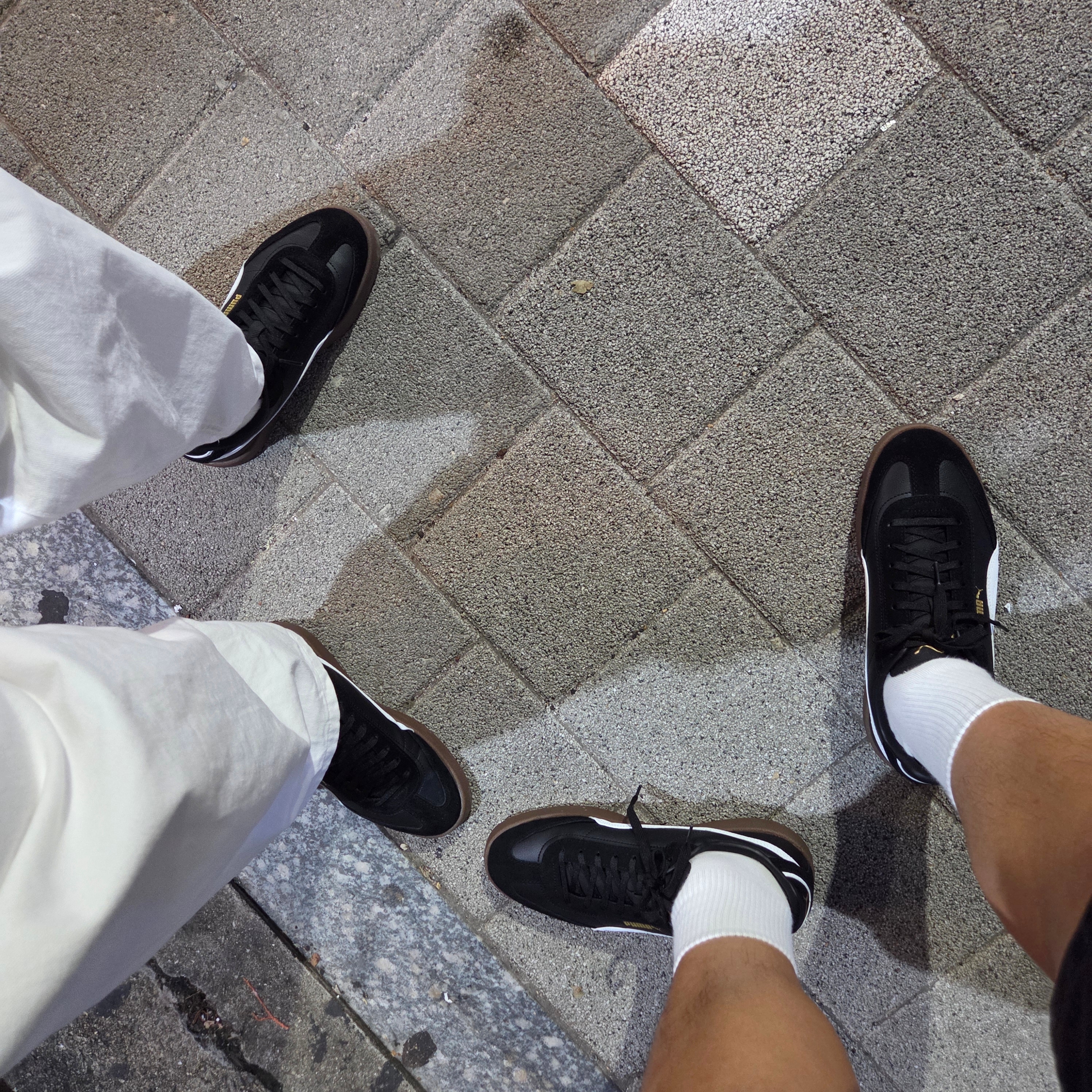 Puma Club II Era Black White 착용 스타일
