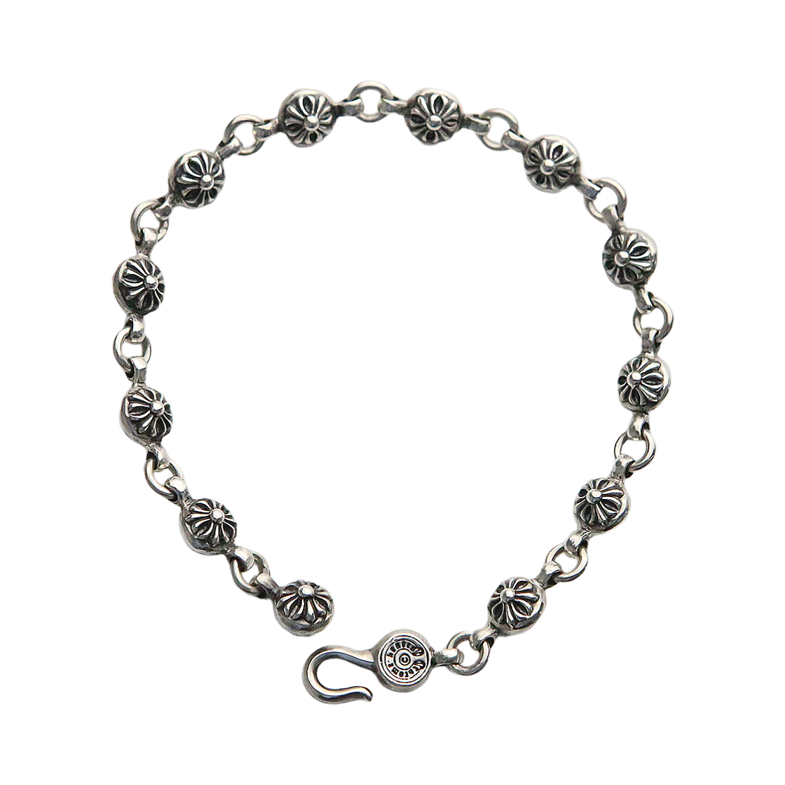 130 111 901 Hansroom Chrome Hearts No1 Ball Cross Bracelet