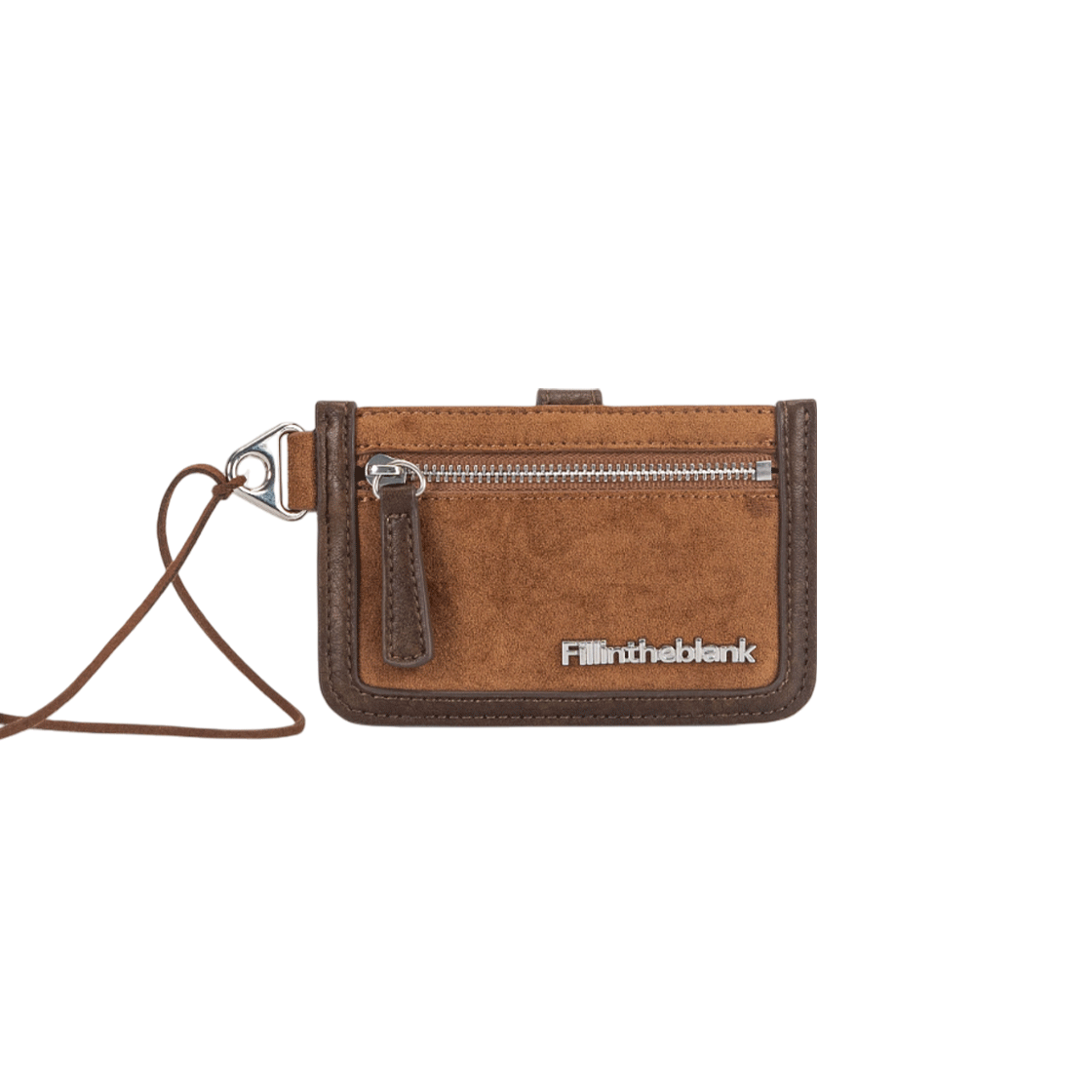 필인더블랭크 캐비넷 카드 월렛 스웨이드 브라운(Fillintheblank Cabinet Card Wallet Suede Brown)