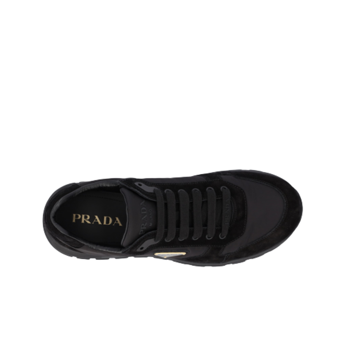 프라다 프락스 2.0 리나일론 앤 스웨이드 스니커즈 블랙(Prada Prax 2.0 Re-Nylon and Suede Sneakers Black) - 2