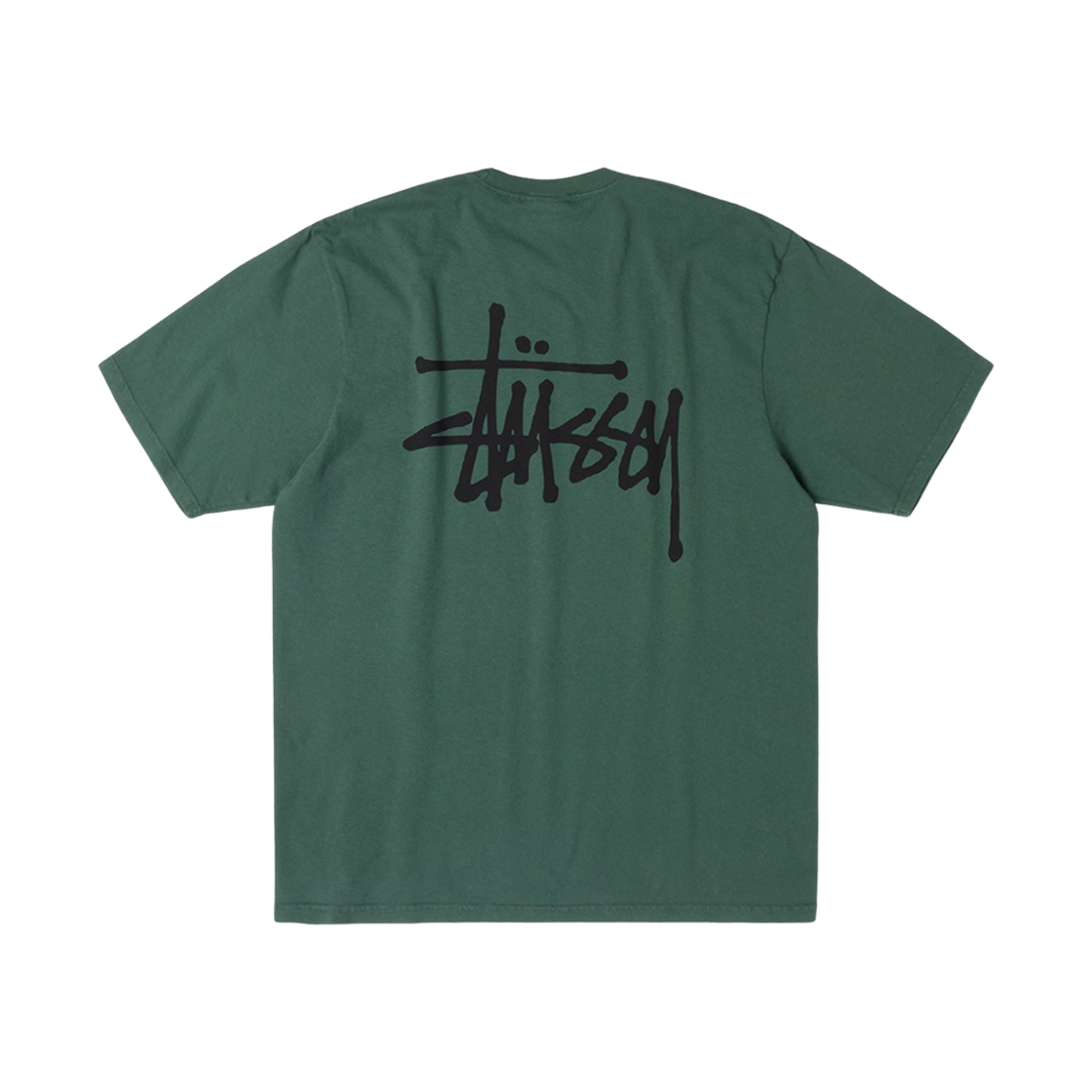 1905001 Stussy Basic Stussy Pigment Dyed T-Shirt Pine