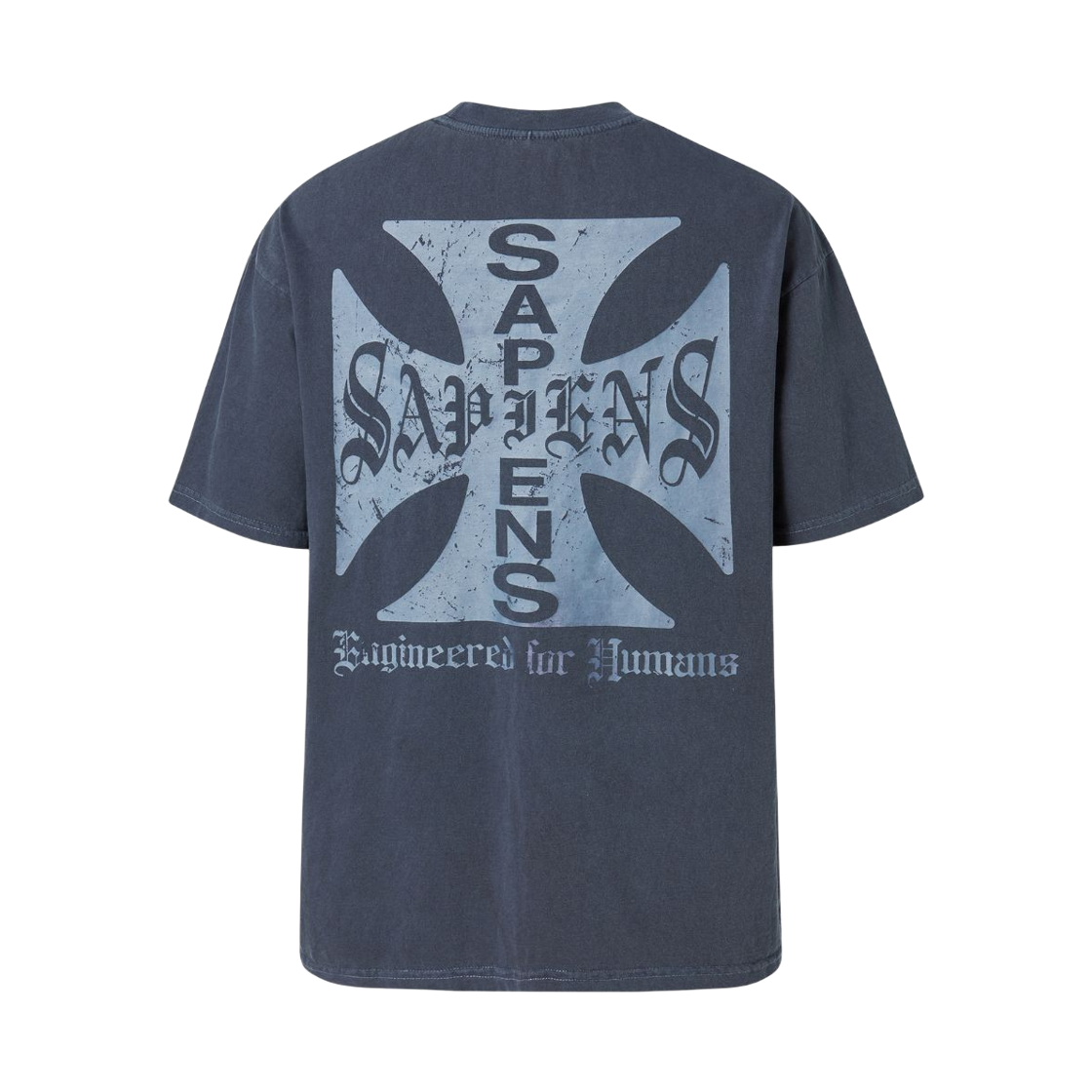[KREAM 단독] 사피엔스 네오 사피엔스 오버핏 반팔티 피그먼트 딥블루([KREAM 단독] Sapiens Neo Sapiens Over Fit Short Sleeves Pigment Deep Blue)