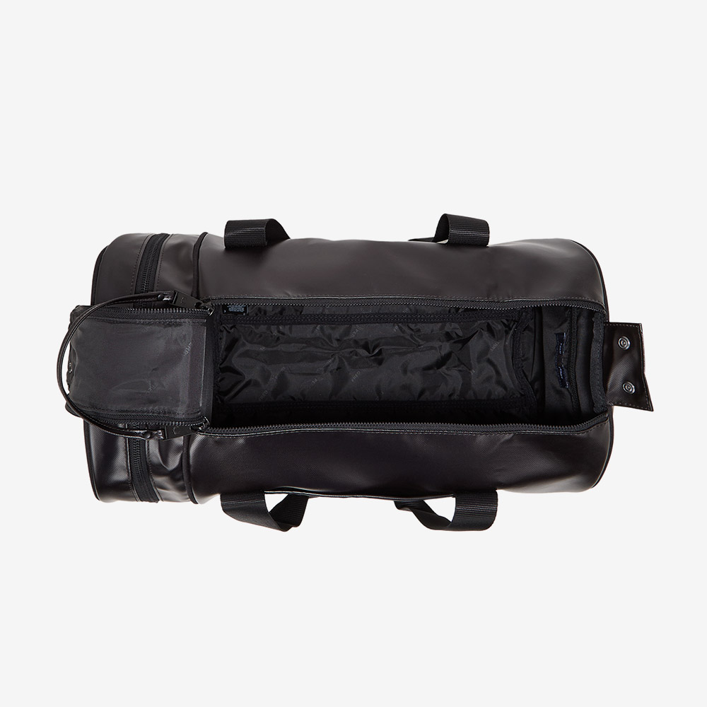 프레드페리 토널 클래식 배럴 백 블랙 골드(Fred Perry Tonal Classic Barrel Bag Black Gold) - 4