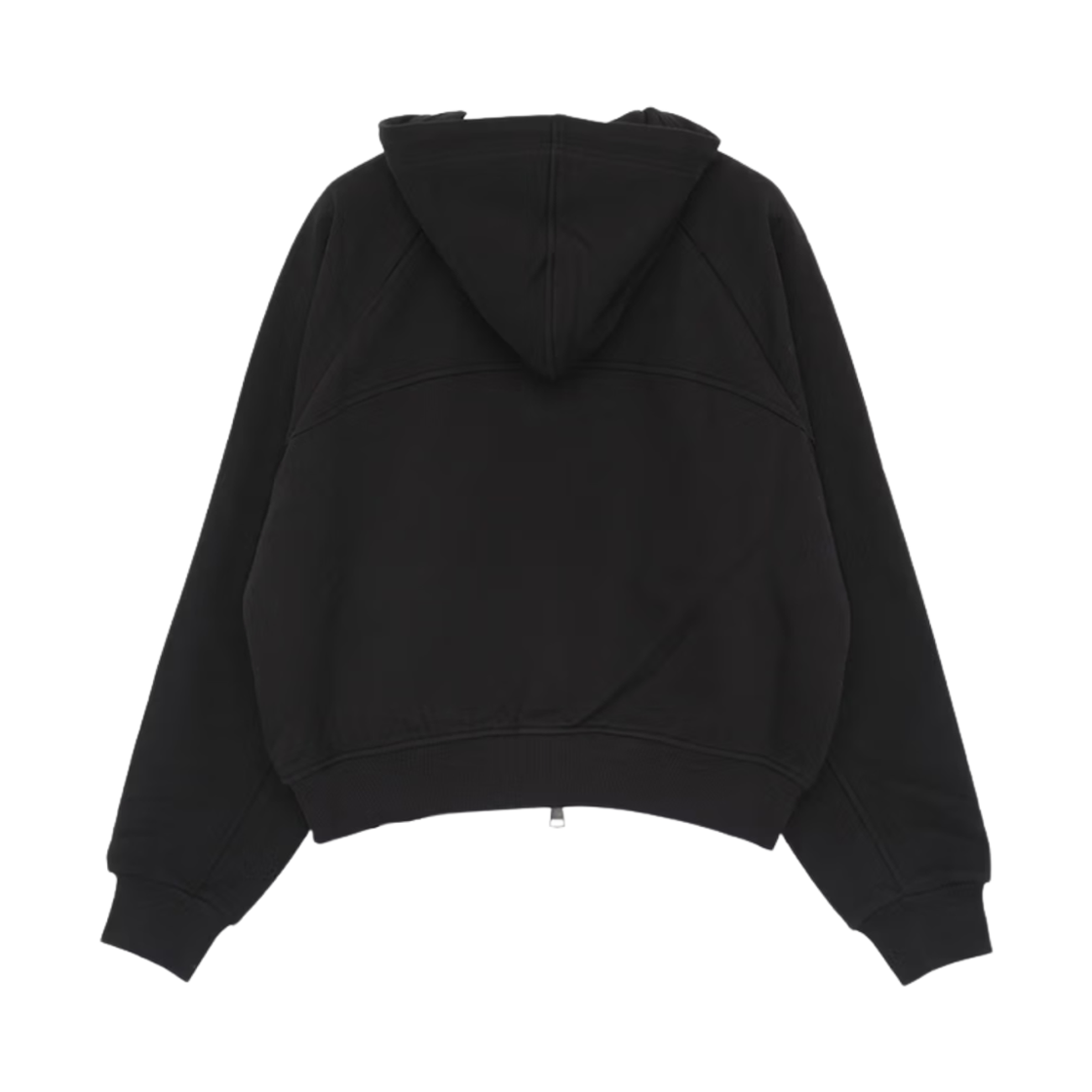 (W) 비비안 웨스트우드 ORB 크롭 래글런 집업 후드 블랙((W) Vivienne Westwood ORB Cropped Raglan Zip Up Hoodie Black) - 2