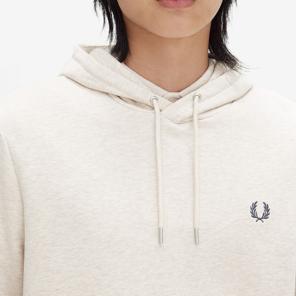프레드페리 팁 후드 스웻셔츠 포리지말 앵커그레이(Fred Perry Tipped Hooded Sweatshirt P.Marl Anchor Grey) - 5