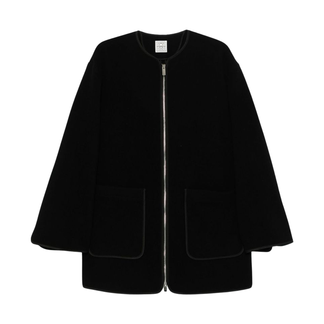 251-WRO4262-FB0039-001 (W) Toteme Felted Wool Jacket Black