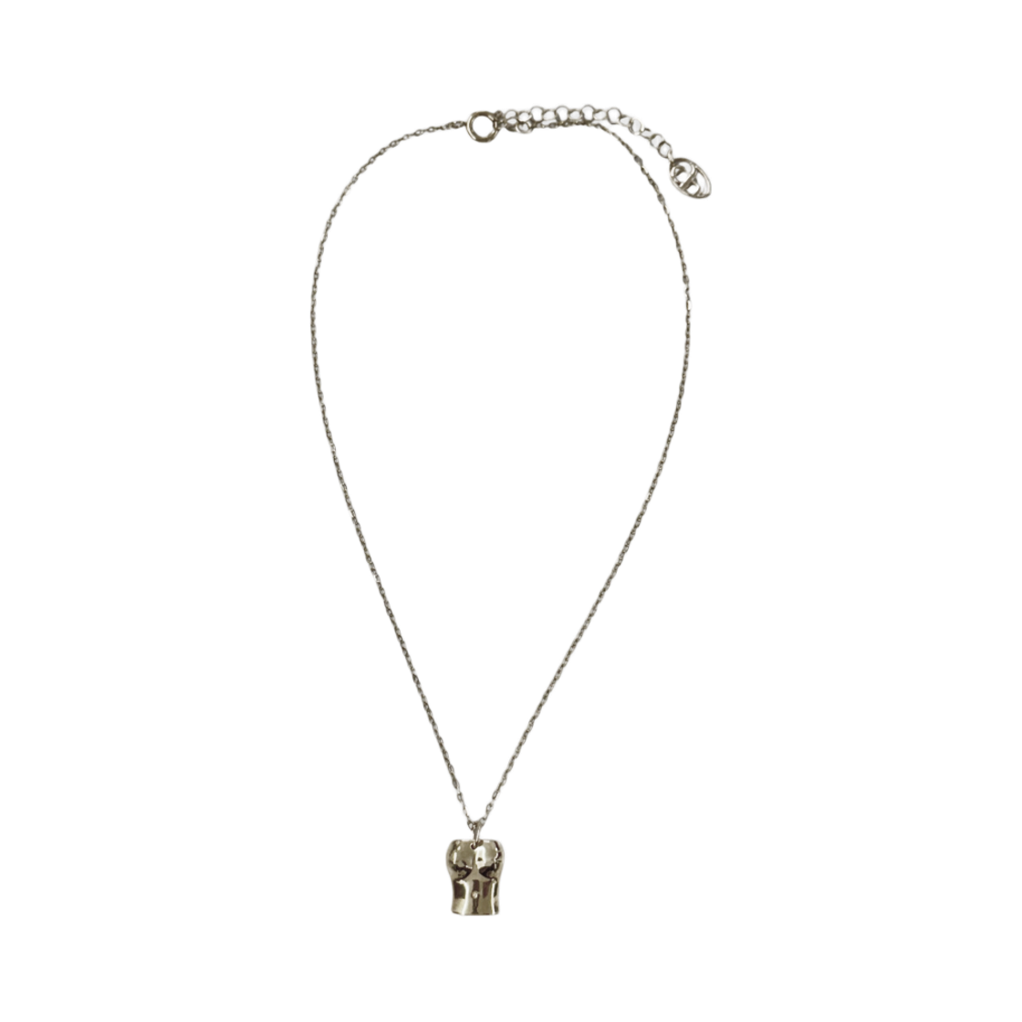 AHNK0043 August Harmony Upper Body Necklace Silver