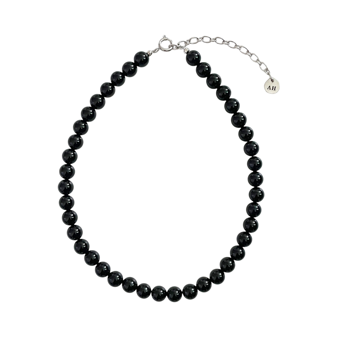 AHNK0019 August Harmony Onyx Gem Necklace