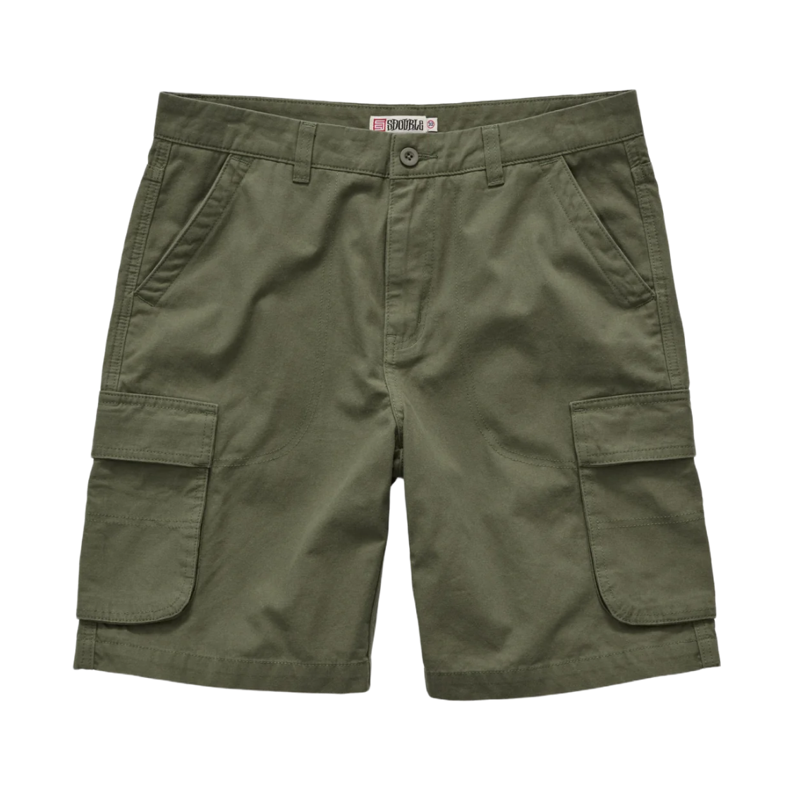 SD025S1604 S/Double Classic Cut Cargo Short Dark Army
